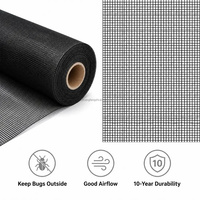 Moustiquaire en polyester haute visibilité, flexible et populaire, maille 20x20, en rouleau, anti-insectes, pour fenêtres de maison