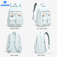 Sacs à dos scolaires style preppy, mode coréenne, imperméables, grande capacité, pour adolescentes, mignons, organisateurs, pour étudiantes
