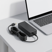 Chargeur d'ordinateur portable 90W certifié CE FC RoHS, connecteur carré jaune, adaptateur universel pour la vente en gros B2B