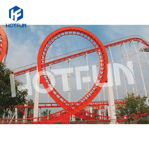 Passionnant adrénaline-pompage sauvage inoubliable fou exaltant extrême <span class=keywords><strong>action</strong></span> emballé cinq anneaux montagnes russes à vendre - Product Image 2