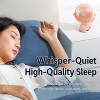 Nouveau modèle K6 – Mini ventilateur silencieux portable USB pour bureau, dortoir, poussette, double batterie, autonomie longue durée