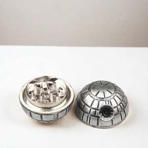 Novelty Round Ball Zinc Alloy <b>Herb</b> <b>Grinder</b> 53mm 3 Layers Manual Stainless Steel Tobacco <b>Herb</b> <b>Grinder</b> - Product Image 5