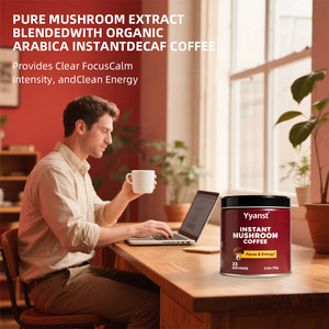 Oem/odm ผงกาแฟเห็ดไลออนส์ reishi Cordyceps ตุรกีหาง Chaga สำหรับผู้ใหญ่ภูมิคุ้มกันสนับสนุนส่วนตัว - Product Image 2