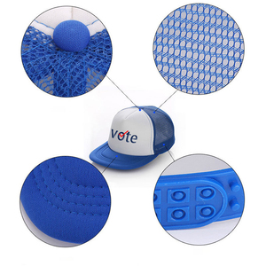 Commercio all'ingrosso Logo personalizzato regali campagna elettorale voto elezione bianca berretto a rete politica cappelli sportivi - Product Image 2