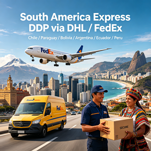 Spedizione Express DDP per il Sud America tramite DHL/FedEx, Cile/Paraguay/<span class=keywords><strong>Bolivia</strong></span>/<span class=keywords><strong>Argentina</strong></span>/Ecuador/Perù - Product Image 1