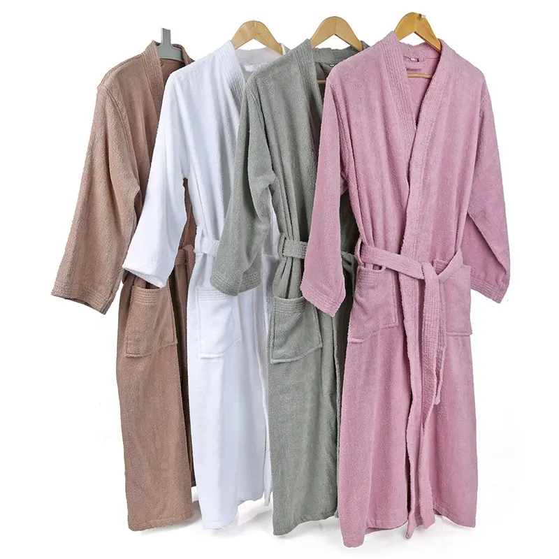 New hot sale 2021 custom wholesale 100% cotton waffel bathrobe for hotel use