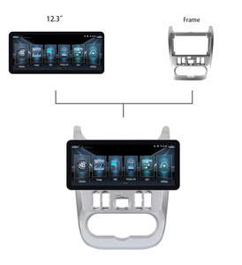 Factory Supply Android12 Horizontale Scherm 12.3Inch Gps Navigatie Auto Auto Play Dash <span class=keywords><strong>Cam</strong></span> Auto Dvd-speler Voor Renault Logan l90 - Product Image 3