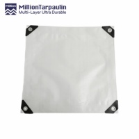 Bâche en PE blanc 80g anti-UV, indéchirable, durable et imperméable pour voiture et extérieur