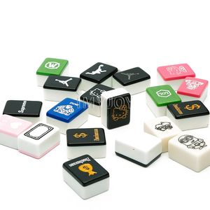 Chinese Mahjong with 144 Numbered Melamine Tiles , 2 Dice Travel