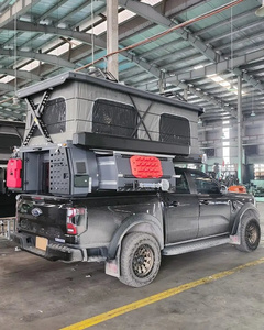 Canyossoar Remolque de Viaje de Aluminio de Alta Calidad 2025, Estilo Moderno, para Camioneta, con Techo Eléctrico Elevable, para 8 Personas, 650 kg - Product Image 2
