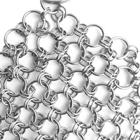 YOUJIU YJ-Chainmail Scrubber, éponge en maille métallique tissée, en acier inoxydable, facile à nettoyer, pour la cuisine