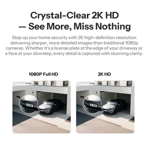 Caméra de sécurité intelligente extérieure <span class=keywords><strong>SONOFF</strong></span> CAM-B1P 7MP 2K Détection humaine par IA IP65 Résistante aux intempéries Contrôle par application EWelink Alexa Home - Product Image 4