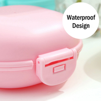 Porte-savon de voyage portable au design moderne Porte-boîte à savon en plastique étanche et durable Vente directe en usine Caractéristique de stockage