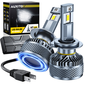 Auxito ไฟหน้ารถ X5สีขาว6500K 7000lm 85W แบบปลั๊กแอนด์เพลย์หลอดไฟหน้ารถแบบ H7 - Product Image 1