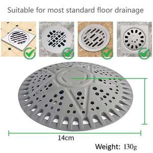 Protector de desagüe de silicona, filtro atrapa cabellos para ducha, filtro de desagüe para baño y fregadero de cocina - Product Image 6