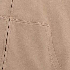 IGift personnalisé impression broderie Tan pull à capuche pour hommes haute qualité Polyester/coton pour l'hiver en gros - Product Image 4