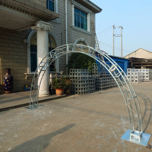 Nhôm Di Động Mái Dài Khoảng Không Gian Thép Khung Thiết Kế Đám Cưới Hoa Sắp Xếp Vòm Giàn Cho Tổ Chức Sự Kiện - Product Image 5