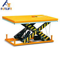 Nouvelle grande table élévatrice à ciseaux en acier électrique pour les magasins de matériaux de construction et les hôtels Table élévatrice en contreplaqué