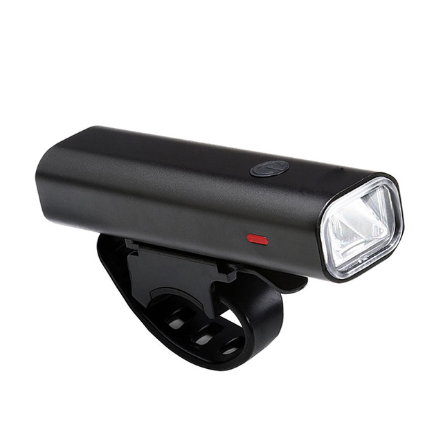 Super Bright USB Rechargeable Anti Glare LED Bike Front Light With Power Indicator for Outdoor Night Riding