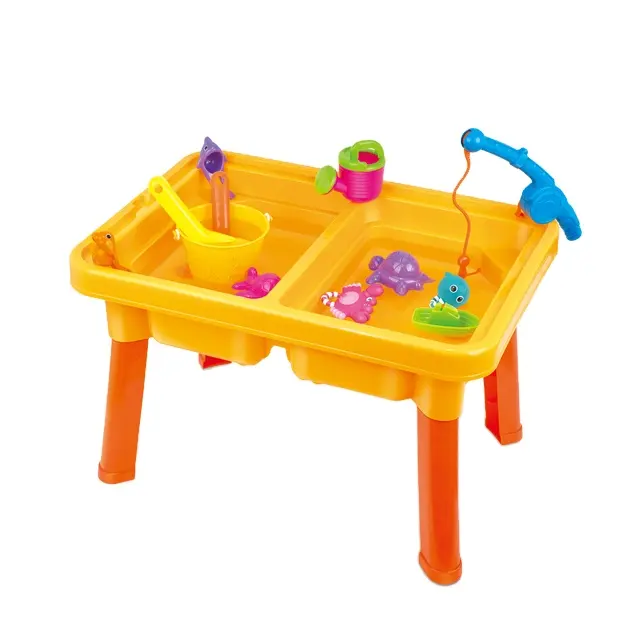 Пляжная игрушка для аквапарка, песок и водный стол, набор игрушек для бассейна, рыбалки, игрушка для детей