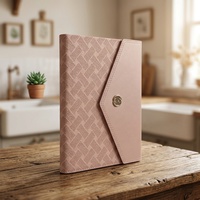 Carnet de notes personnalisé en cuir rigide A5/A4 pour bureau, journal professionnel, cadeau promotionnel, 100 feuilles, feuilles mobiles