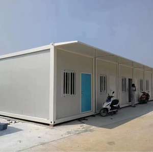 Conteneur en acier autonome Design traditionnel Plans <span class=keywords><strong>de</strong></span> maison Pack <span class=keywords><strong>plat</strong></span> pour Villa Hôtel Parc extérieur Entrepôt Kiosque Utilisation des toilettes - Product Image 5