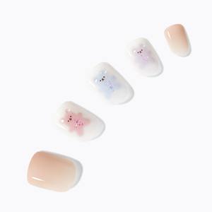 Dessing Diva Artificial Fingernails Short Square <b>Gummy</b> <b>Bear</b> Style - Product Image 1
