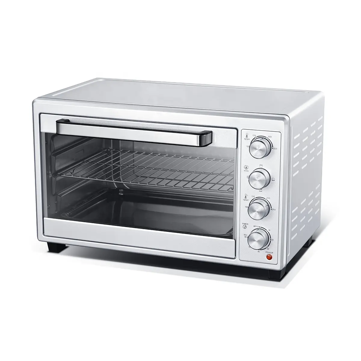 1800W 45L Pizza Oven for Home, Stainless Steel Toaster Oven for Baking