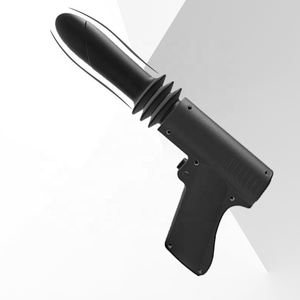 Masajeador de varita AV erótico para adultos, vibrador de clítoris de mano telescópico de empuje, tapón Anal, consolador automático con ametralladora sexual - Product Image 6