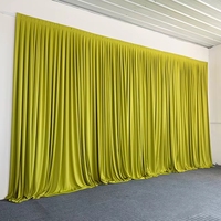 Rideaux de fond photo en fibre de lait anti-plis sur mesure pour l'extérieur, pour la décoration de mariages et de cérémonies