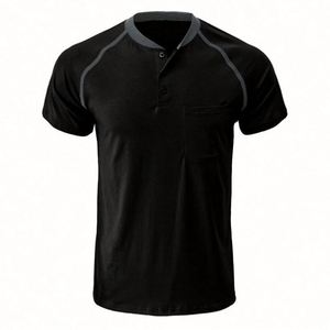 เสื้อเชิ้ตแขนยาวแบบเฮนลีย์สองสี ทนไฟตามมาตรฐาน NFPA2112 ผ้าฝ้าย FR 6 ออนซ์ ระบายอากาศได้ดี น้ำหนักเบา เหมาะสำหรับงานน้ำมัน ก๊าซ เชื่อมโลหะ และงานก่อสร้าง - Product Image 2