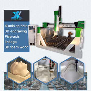 JX Cộng Với 5 Trục 3D Bọt Biến Mất Khuôn Sợi Thủy Tinh Gia Cố Nhựa Gỗ Khuôn 3D Bọt Khắc <span class=keywords><strong>Router</strong></span> Máy - Product Image 1