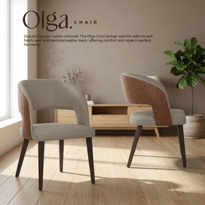 Chaise de salle à manger moderne MUTLU PARTNERS, rembourrée et capitonnée en tissu, pour restaurants et hôtels, pieds en bois, mobilier de salle à manger commercial - Product Image 4
