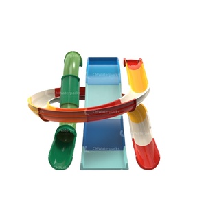 Nhiều Thiết Bị Công Viên Nước Trượt Thẳng Dưới Nước + Trượt Nước Cho Người Lớn Trượt Hồ Bơi - Product Image 2