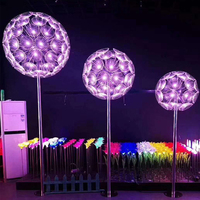 Lumière paysagère étanche Uplumin, LED 3D en forme de pissenlits, décoration de villa, piscine, lumières de pissenlits pour parc