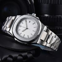 Nouvelle montre mécanique automatique à 3 aiguilles de haute qualité pour homme, style Philippe, bracelet en acier inoxydable, 43 mm