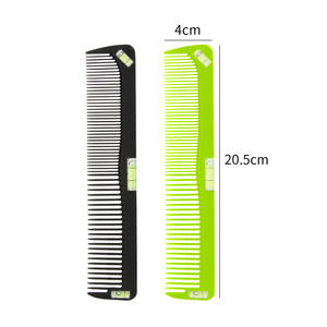 Peine de Estilo Horizontal Instrumento de Nivel Cepillo Herramientas de Precisión Zona de Corte de Cabello Peine de Peluquería de Fibra de Carbono - Product Image 3