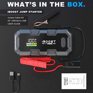 16000mAh pd45w 2000A nhảy khởi động nhảy khởi động xe nhảy khởi động <span class=keywords><strong>12V</strong></span> Xe pin ngân hàng điện pin nhảy khởi động xe nhảy khởi động - Product Image 5