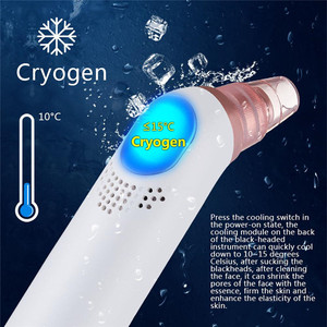 เครื่องดูดสิวหัวดำบริเวณจมูกรูปตัวทีเครื่องดูดสิวสิวสิวทำความสะอาดรูขุมขนด้วยความร้อนเย็นดีไซน์ใหม่ - Product Image 3