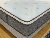 Hybrid Latex-Gel Memory-Schaum Taschenfederkern-Matratze in einer Box, Aufrollbare Hybrid-Komprimierte Naturlatex-Matratze