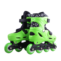 Patins à roulettes de Noël d'extérieur durables et de bonne qualité, 4 roues réglables, pour enfants