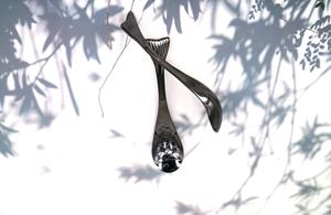 עיצוב חדש Kooi דג ים נירוסטה כפית קפה מיני כפית גלידה-כדור מתכת קטן למדידת מתנות - Product Image 6