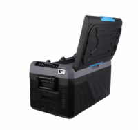 Nouveau Congélateur Compresseur Portable 12V 24V pour Voiture, Camping et Maison, avec Câble de Voiture et Batterie Bluetooth 18L