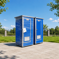 Qualité Luxe Mobile Portable Toilette Moderne Extérieur Salle De Bains Remorque Toilettes Douche Panneau Sandwich 20-25 Ans Durée De Vie 1