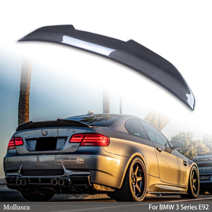 For 3 Series E92 Coupe&E92 M3 2005-2013 PSM Style Carbon Fiber Rear Spoiler Trunk Wing - Product Image 1