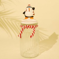 Bocaux en verre modernes de 300 ml et 1000 ml avec couvercles en céramique pour l'organisation des aliments dans la cuisine, idéaux pour les cadeaux