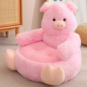 Cute Cartoon Animal Plush Baby Coussin Et Canape En Peluche Pour Enfants sofá silla juguetes para niños - Product Image 6