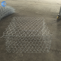 Panier gabion en treillis métallique hexagonal galvanisé à prix compétitif pour murs de soutènement, boîte gabion tissée