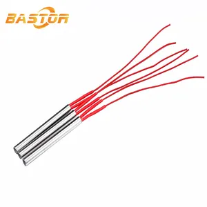 high density sus304 100w resistance element heating rod electrical cartridge heater 12v