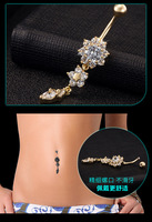 Seamoontattoosupply Zircon Nombril Anneau Piercing Bijoux Nombril Anneaux Piercing Bijoux